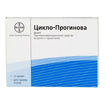 цена ЦИКЛО-ПРОГИНОВА ТАБЛ. П/ПЛЕН/ОБ. НАБОР 0,5МГ+2МГ/2МГ №21 в Доброй Аптеке купить ЦИКЛО-ПРОГИНОВА ТАБЛ. П/ПЛЕН/ОБ. НАБОР 0,5МГ+2МГ/2МГ №21 в Доброй Аптеке